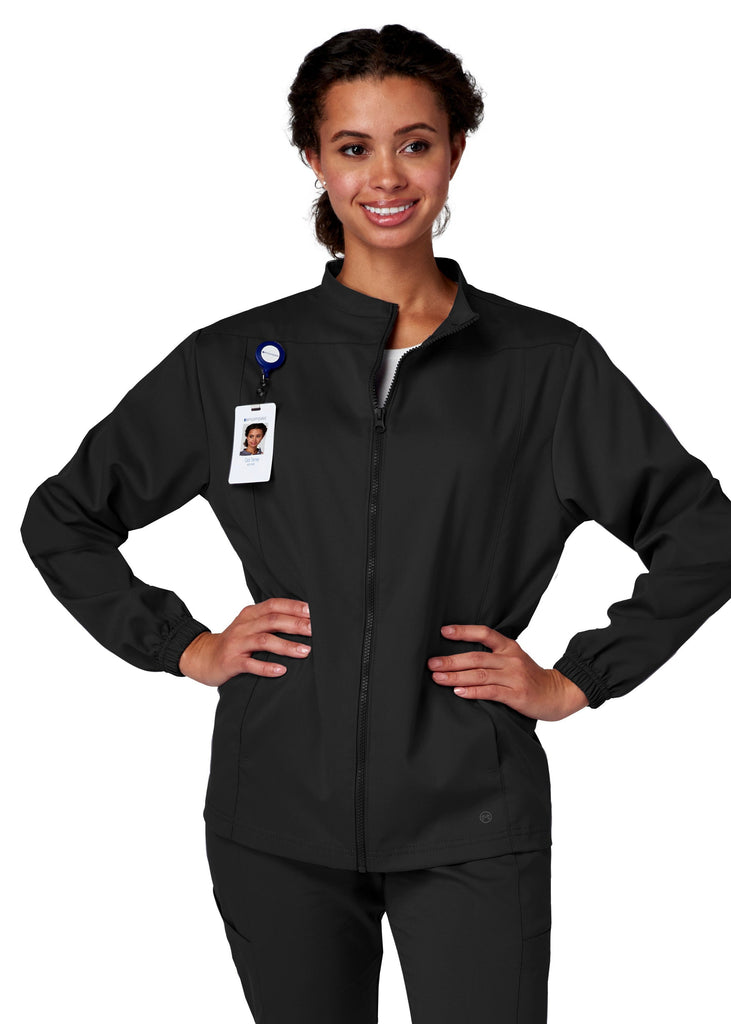 Meta Womens Zip Front Jacket